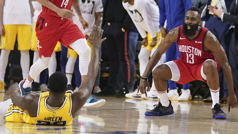 Houston Rockets guard James Harden