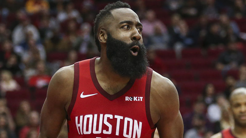 Houston Rockets guard James Harden