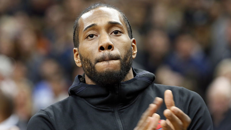 Toronto Raptors forward Kawhi Leonard
