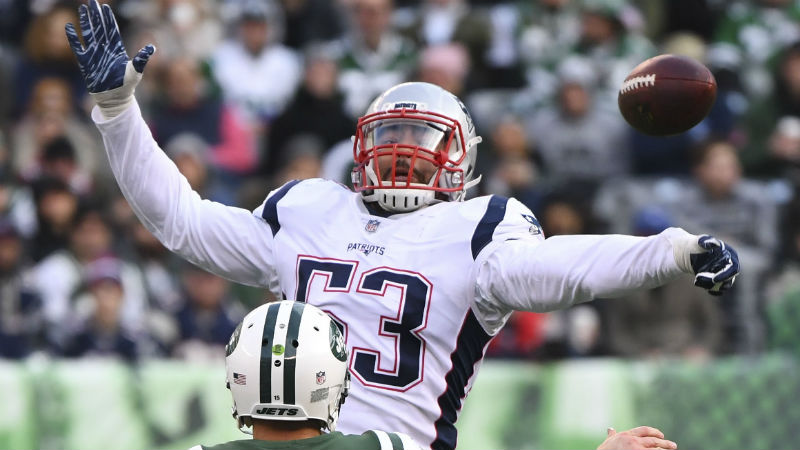 New England Patriots linebacker Kyle Van Noy