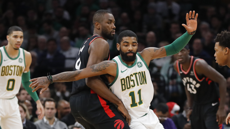 Boston Celtics point guard Kyrie Irving