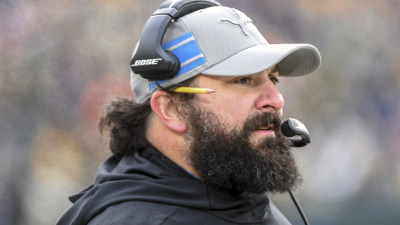 Lions head coach Matt Patricia