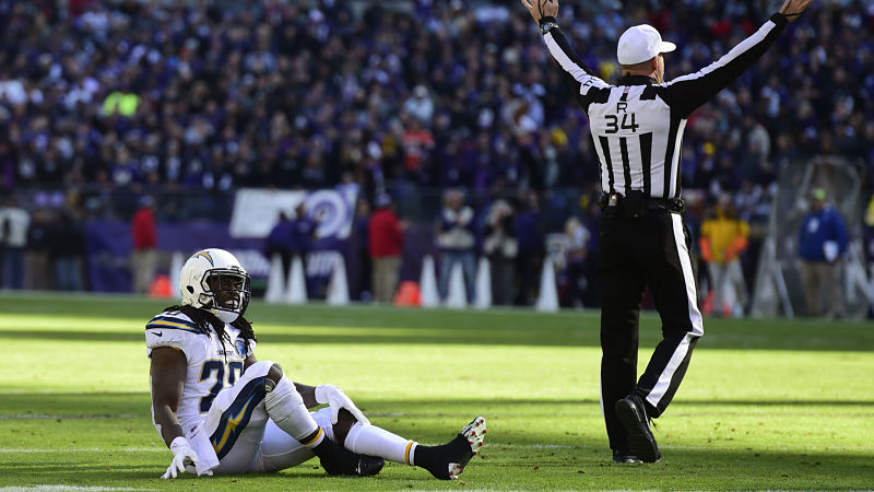 Los Angeles Chargers running back Melvin Gordon