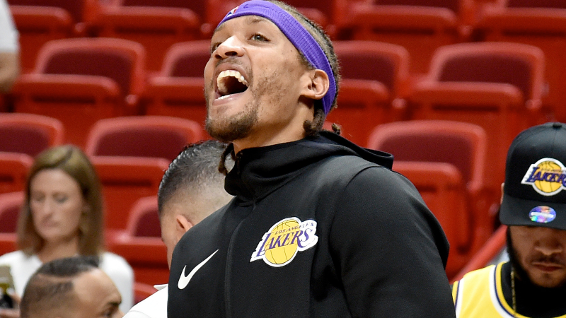 Los Angeles Lakers forward Michael Beasley