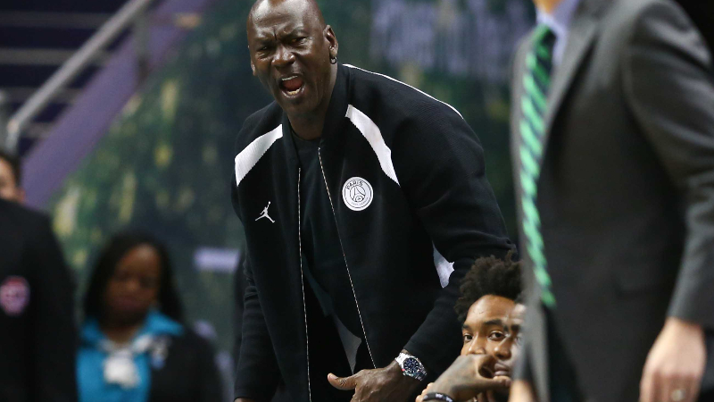Charlotte Hornets team owner Michael Jordan