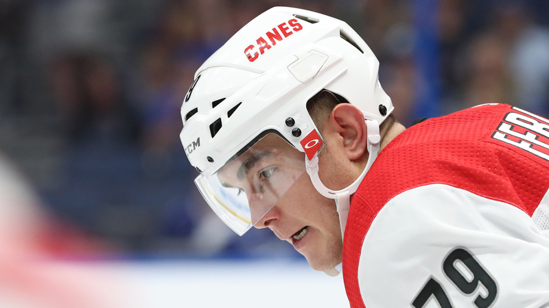 Hurricanes winger Micheal Ferland