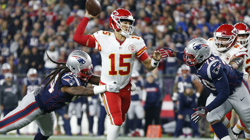 Kansas City Chiefs quarterback Patrick Mahomes