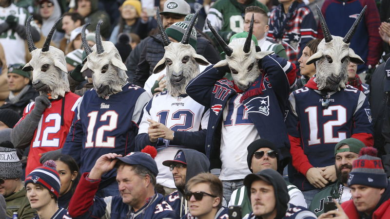 New England Patriots Fans At Stadium