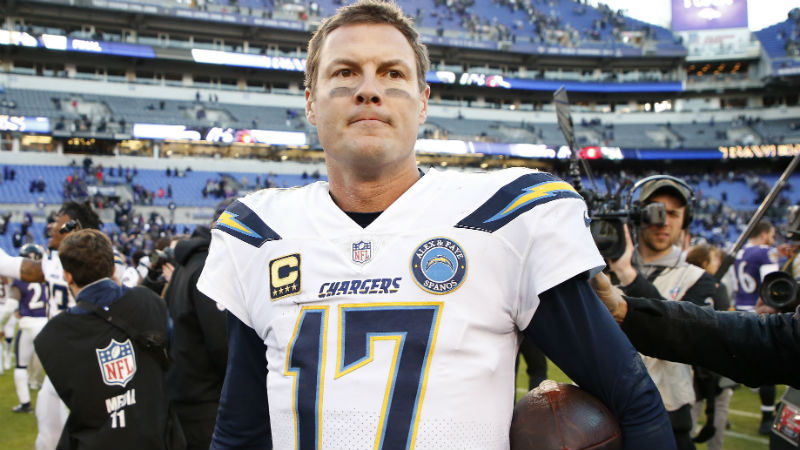 Los Angeles Chargers quarterback Philip Rivers