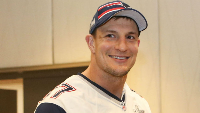 New England Patriots tight end Rob Gronkowski
