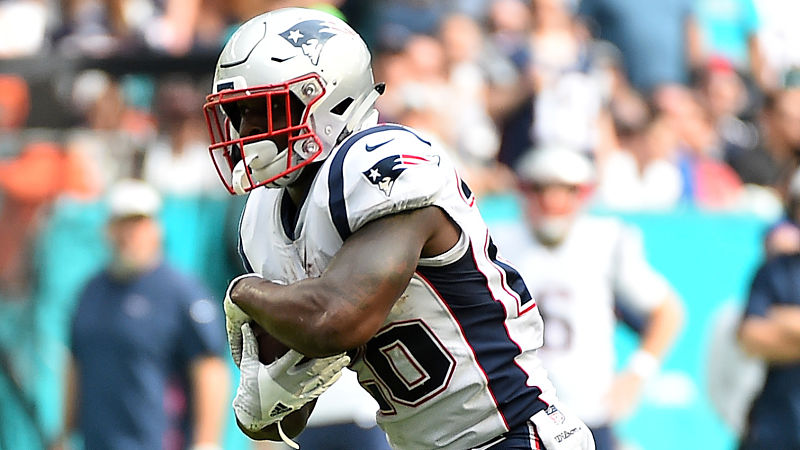 New England Patriots running back Sony Michel