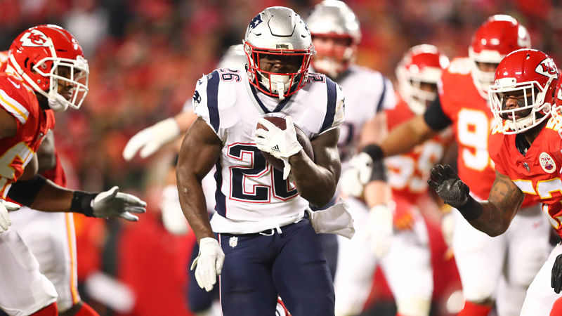New England Patriots running back Sony Michel