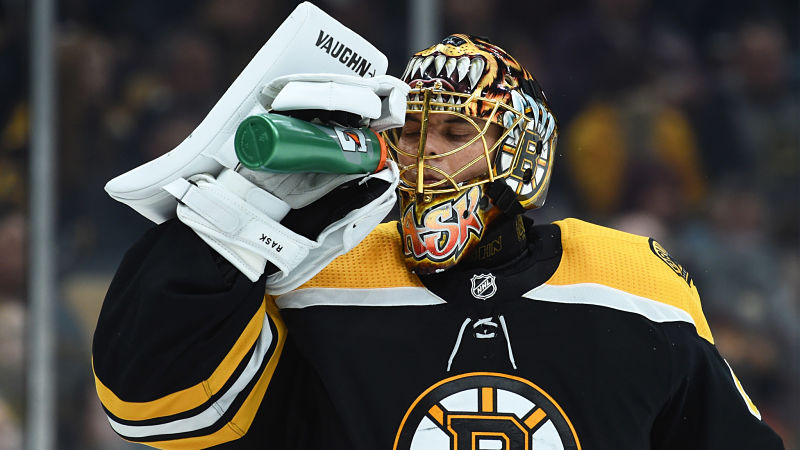 Boston Bruins goalie Tuukka Rask