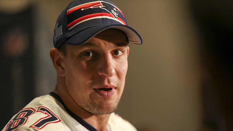 Patriots tight end Rob Gronkowski