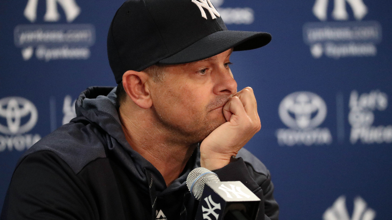 New York Yankees manager Aaron Boone