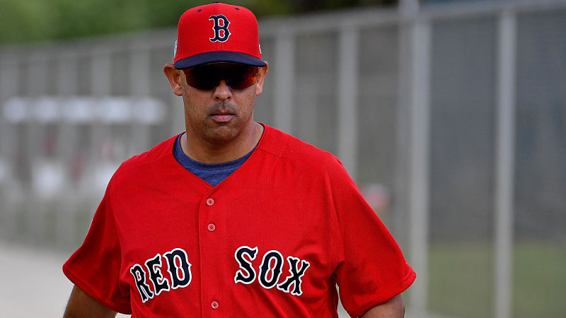 Boston Red Sox manager Alex Cora