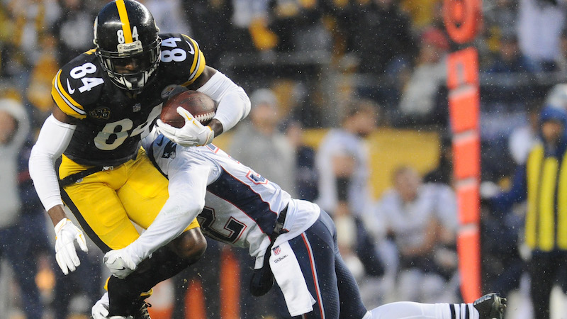 Steelers wide receiver Antonio Brown