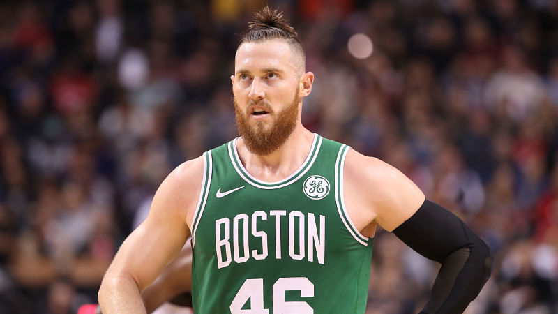 Boston Celtics forward Aron Baynes