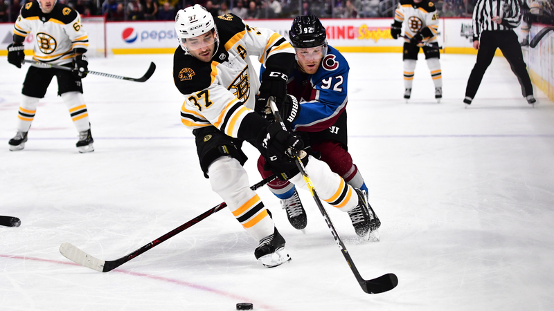 Boston Bruins Center Patrice Bergeron