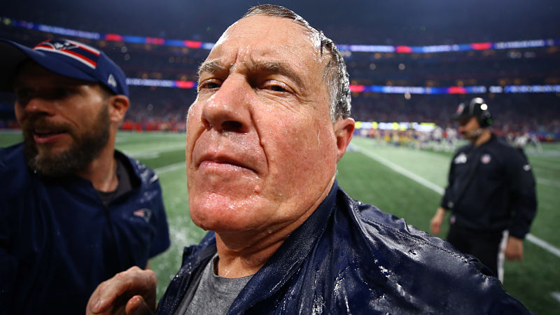 New England Patriots head coach Bill Belichick