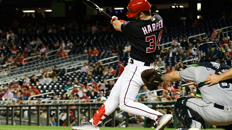 Washington Nationals right fielder Bryce Harper