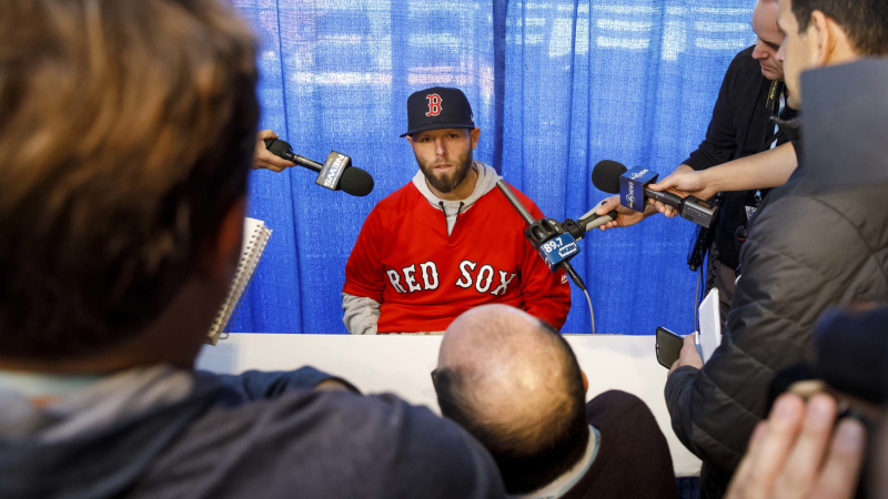 Boston Red Sox second baseman Dustin Pedroia