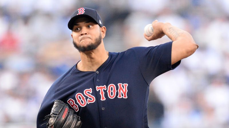 Boston Red Sox pitcher Eduardo Rodriguez