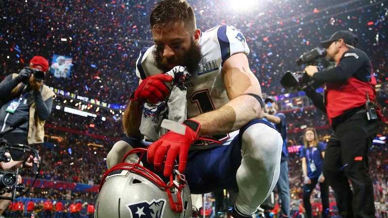 Patriots wide receiver Julian Edelman