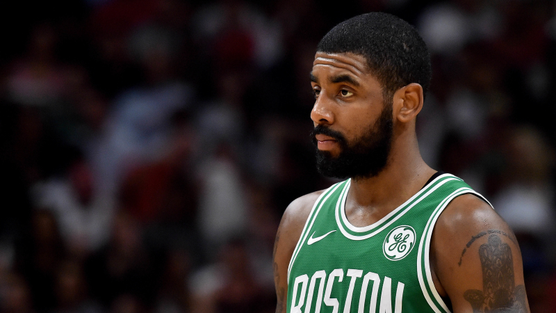Boston Celtics point guard Kyrie Irving