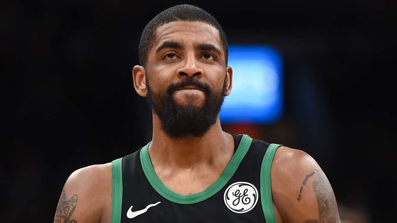 Boston Celtics point guard Kyrie Irving