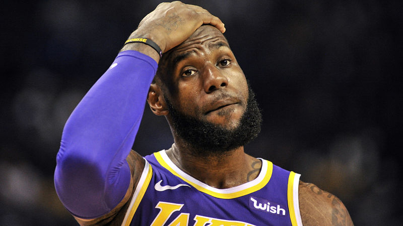 Los Angeles Lakers forward LeBron James
