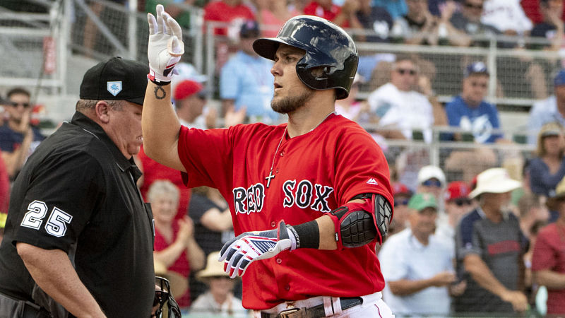 Boston Red Sox infielder Michael Chavis