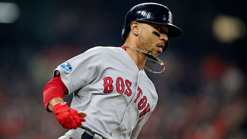 Boston Red Sox right fielder Mookie Betts