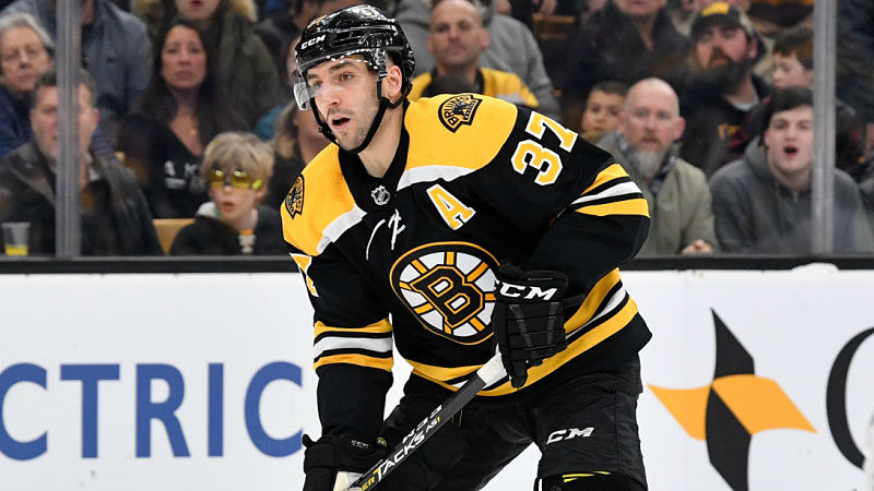 Boston Bruins center Patrice Bergeron