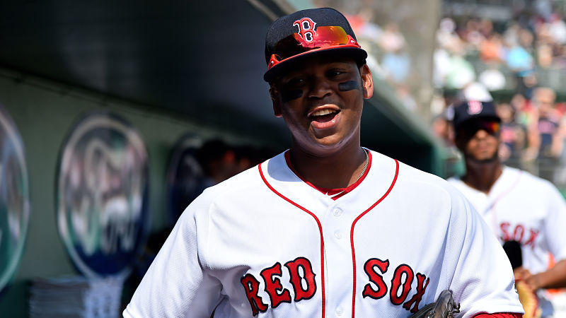 Boston Red Sox third baseman Rafael Devers