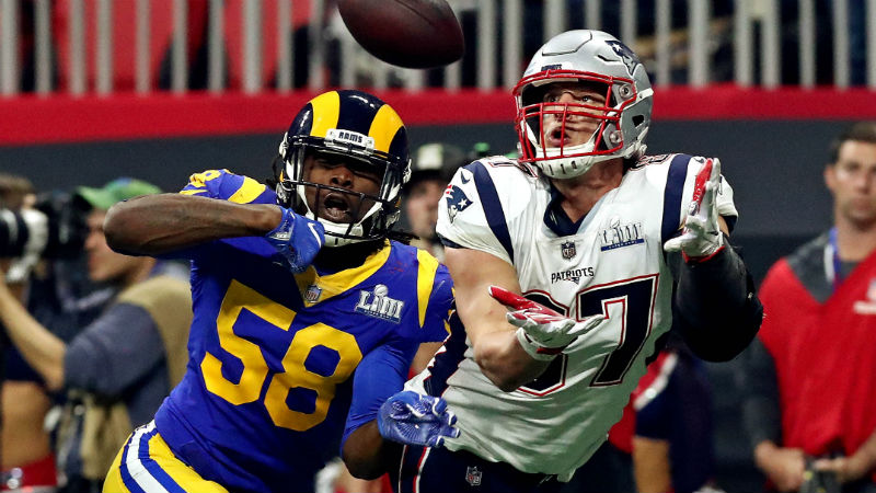 New England Patriots tight end Rob Gronkowski