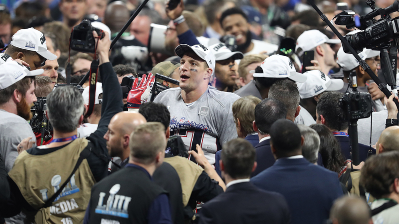 New England Patriots Tight End Rob Gronkowski