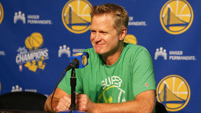 Golden State Warriors coach Steve Kerr