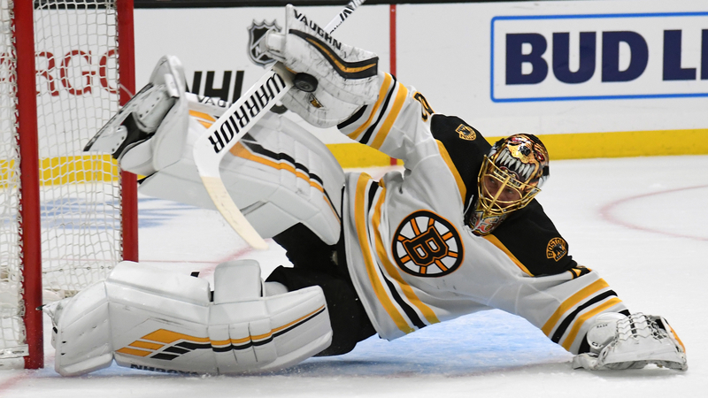Bruins goalie Tuukka Rask