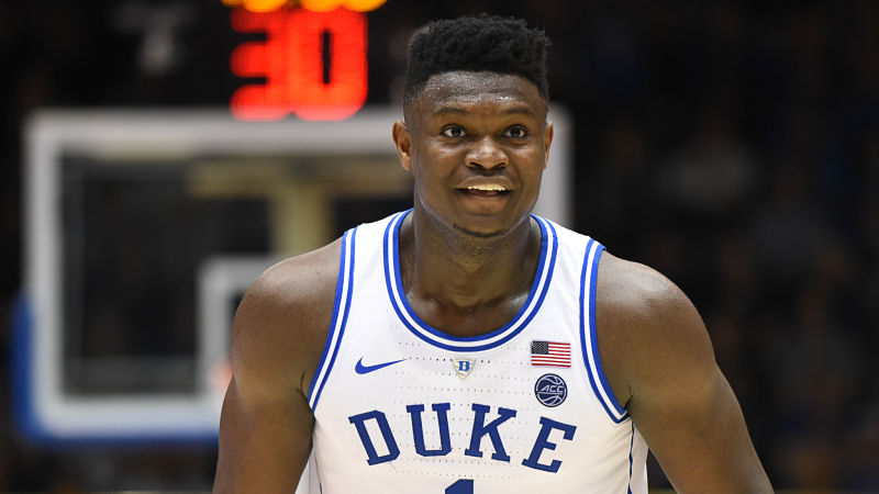 Duke forward Zion Williamson