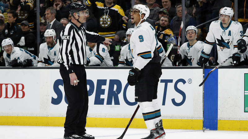 San Jose Sharks Evander Kane