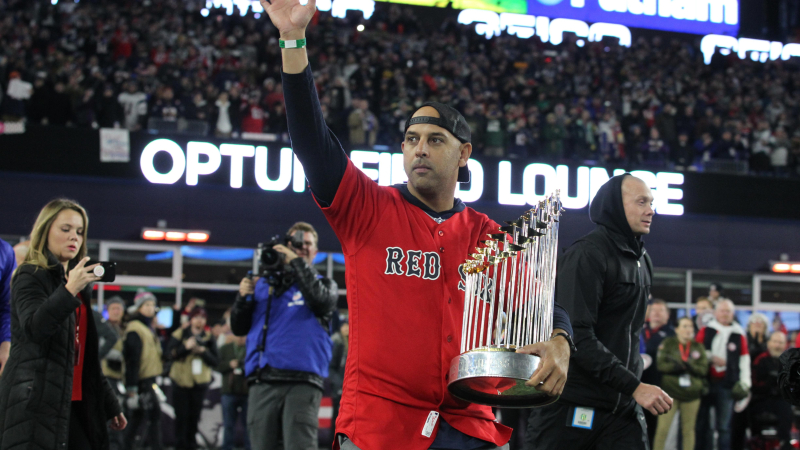 Boston Red Sox manager Alex Cora