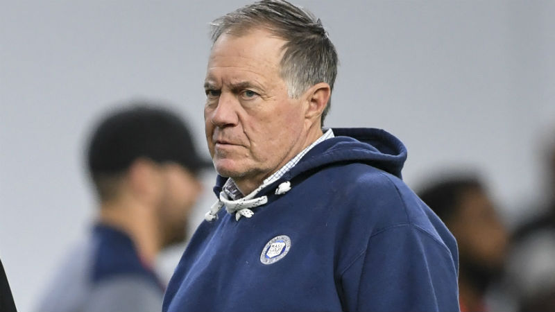 New England Patriots head coach Bill Belichick