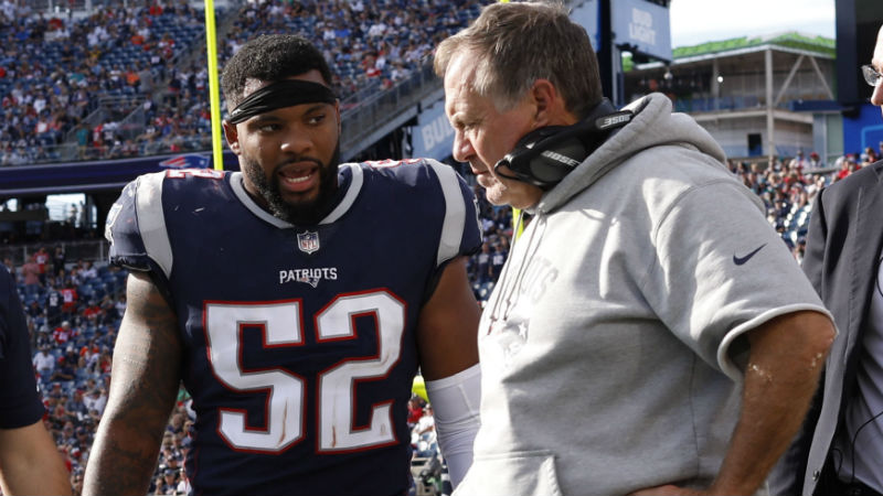 New England Patriots head coach Bill Belichick