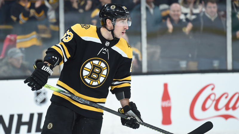 Bruins winger Brad Marchand