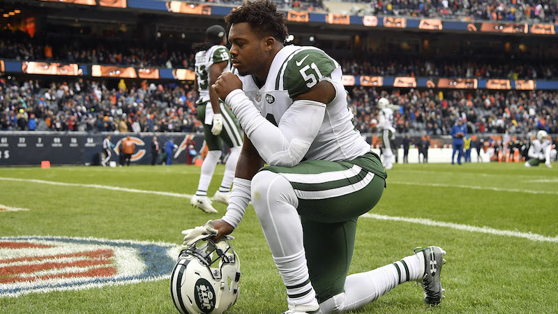 Free agent defensive end Brandon Copeland