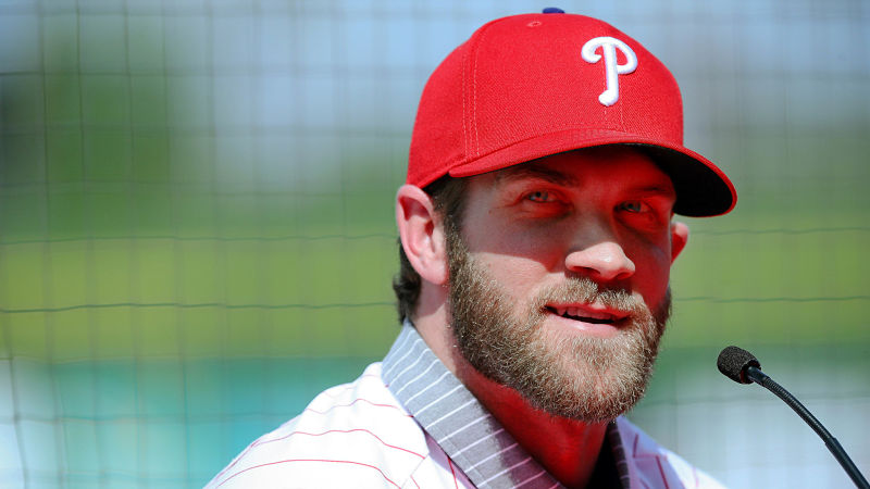 Philadelphia Phillies outfielder Bryce Harper