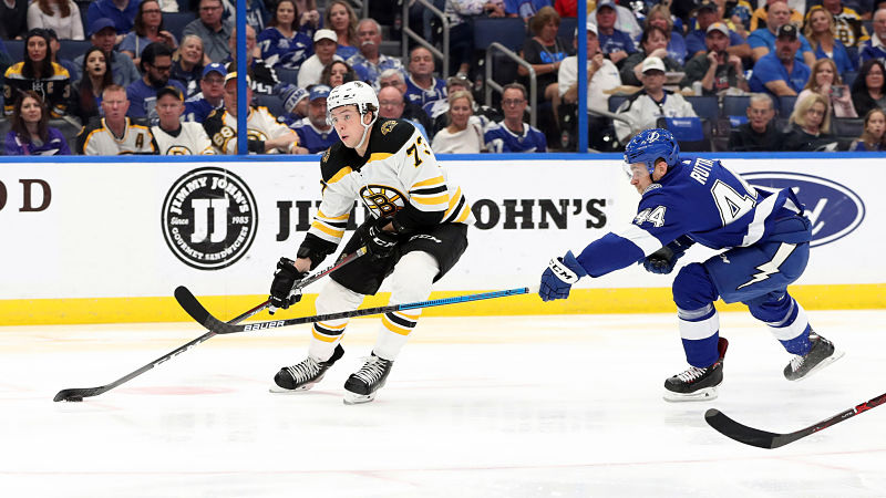 Boston Bruins defenseman Charlie McAvoy