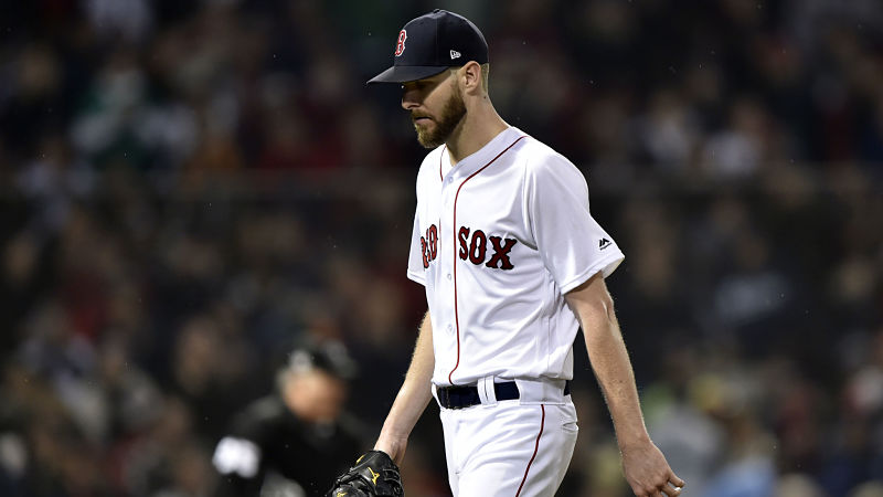 Boston Red Sox starting pitcher Chris Sale
