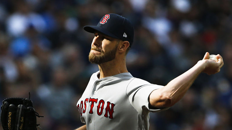 Boston Red Sox pitcher Chris Sale